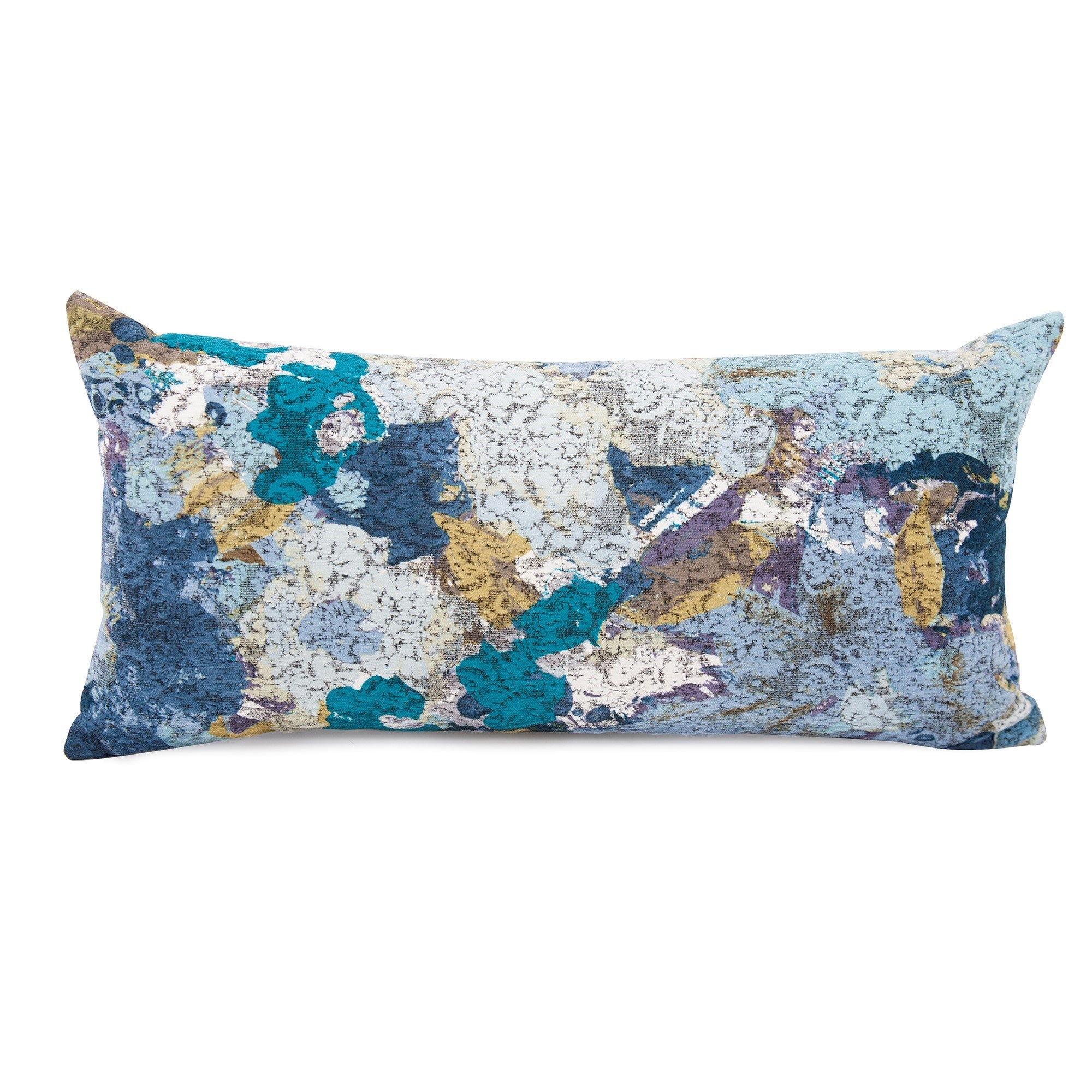 Stanton Turquoise Kidney Pillow- 11" x 22"