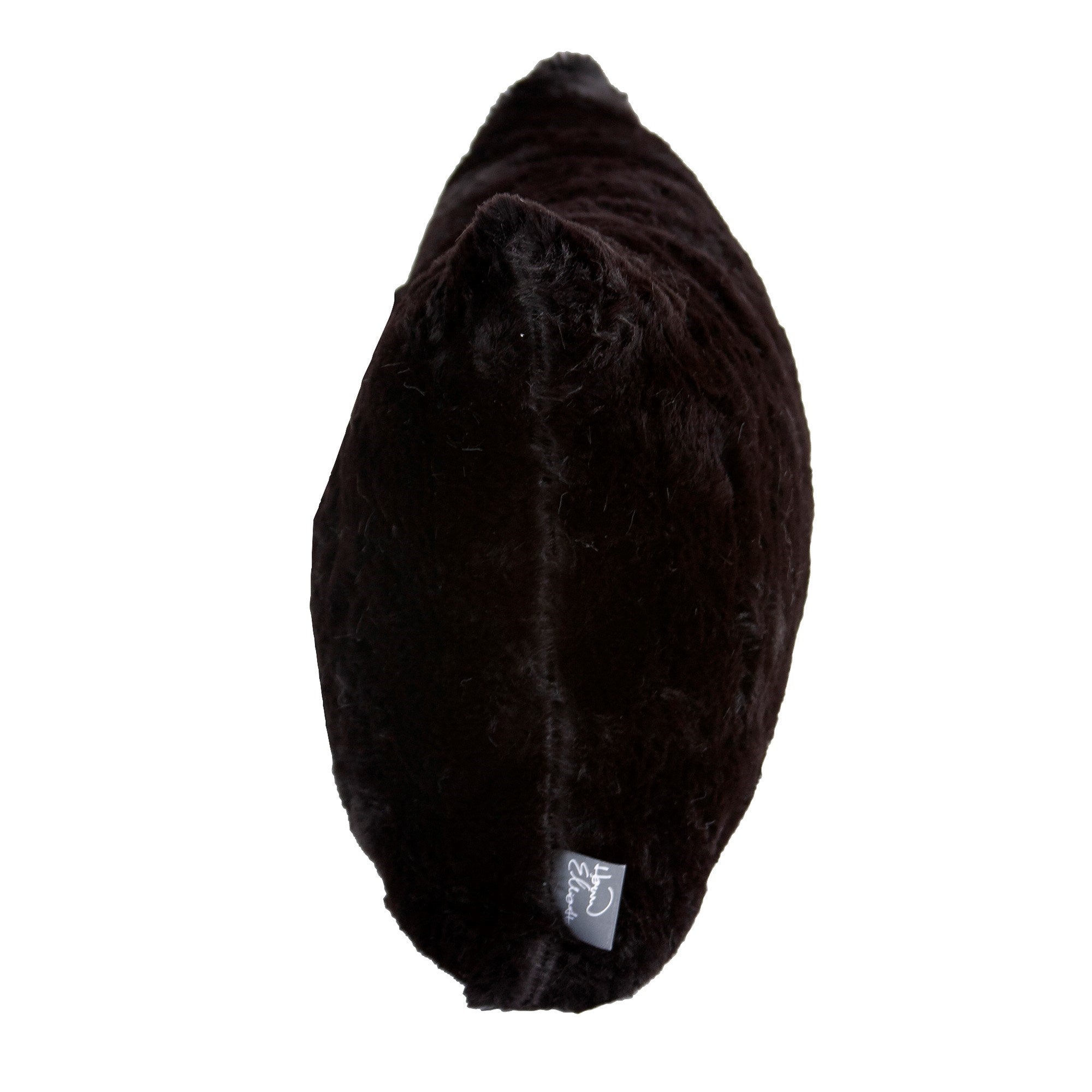 Angora Ebony Kidney Pillow- 11" x 22"