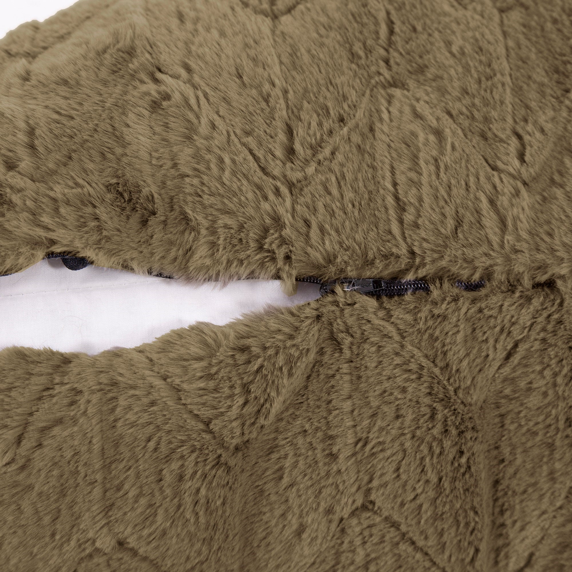 Angora Moss Kidney Pillow- 11" x 22"