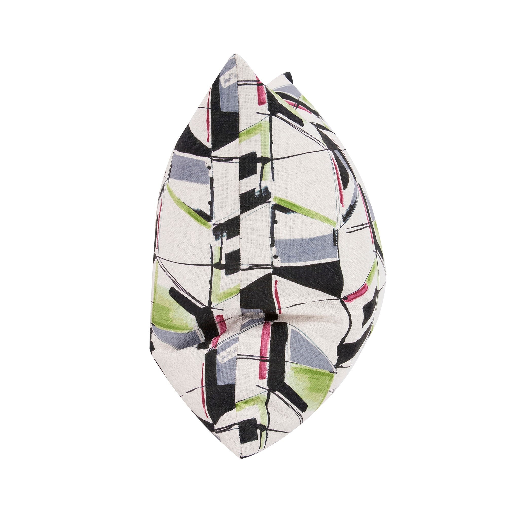 Abstract Fuchsia Kidney Pillow- 11" x 22"