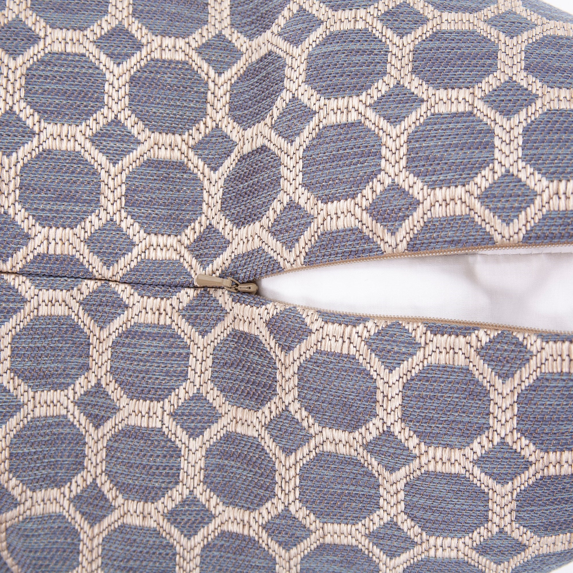Pyth Steel Kidney Poly Pillow- 11" x 22"