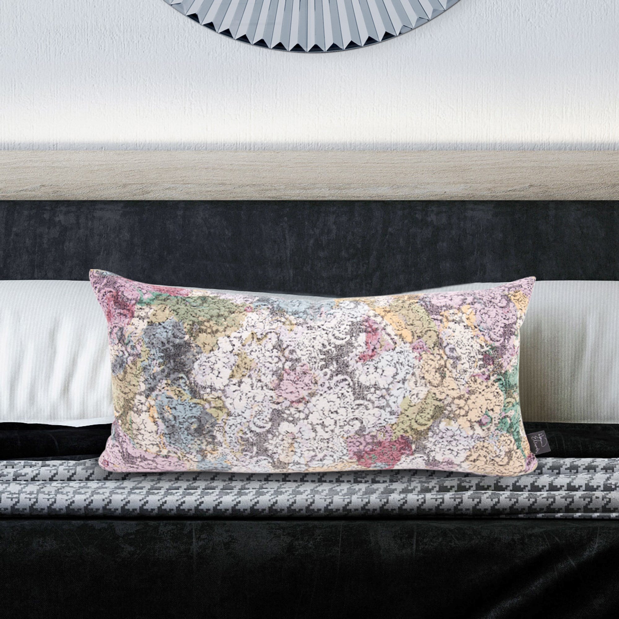 Stanton Blush Kidney Pillow- 11" x 22"