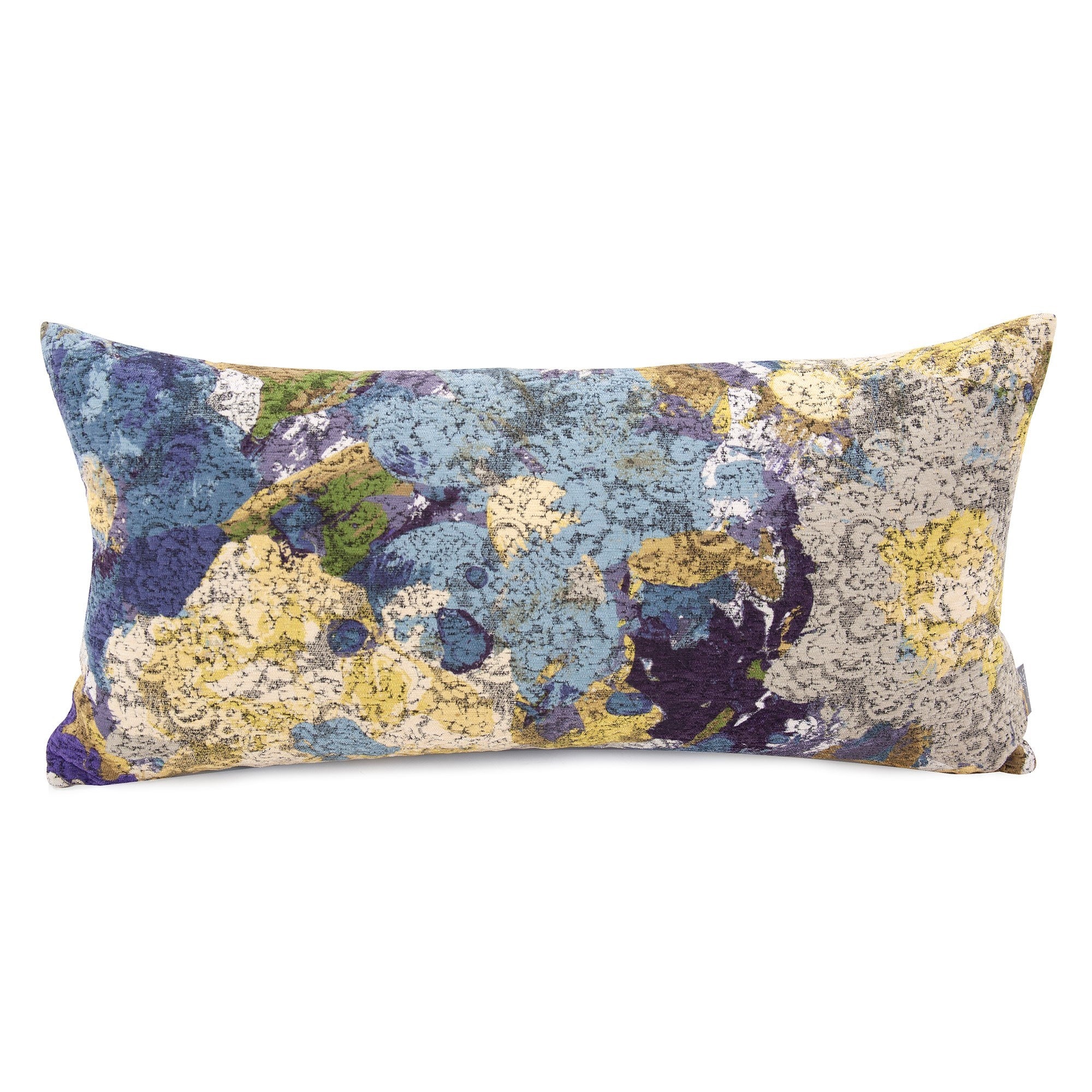 Stanton Eggplant Kidney Pillow- 11" x 22"