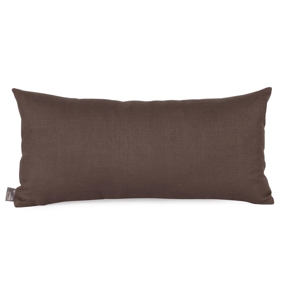 Sterling Chocolate Kidney Pillow- 11" x 22"