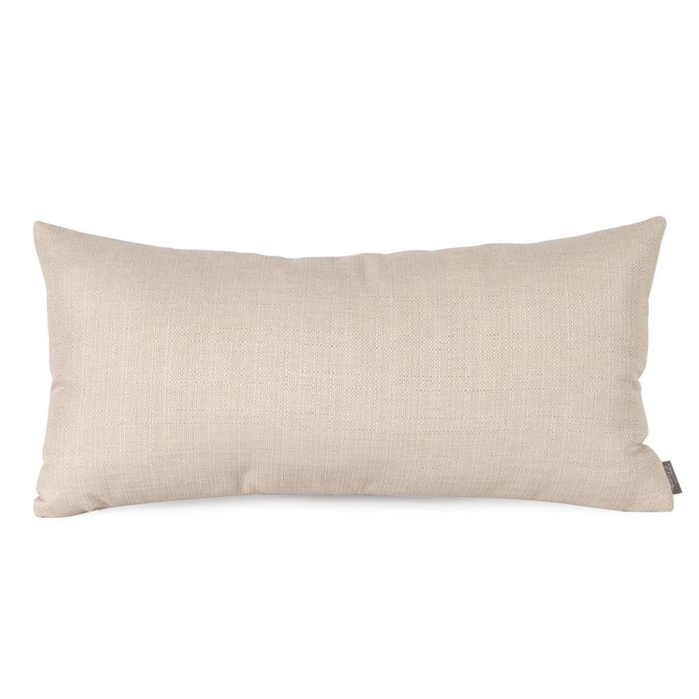 Sterling Sand Kidney Pillow- 11" x 22"