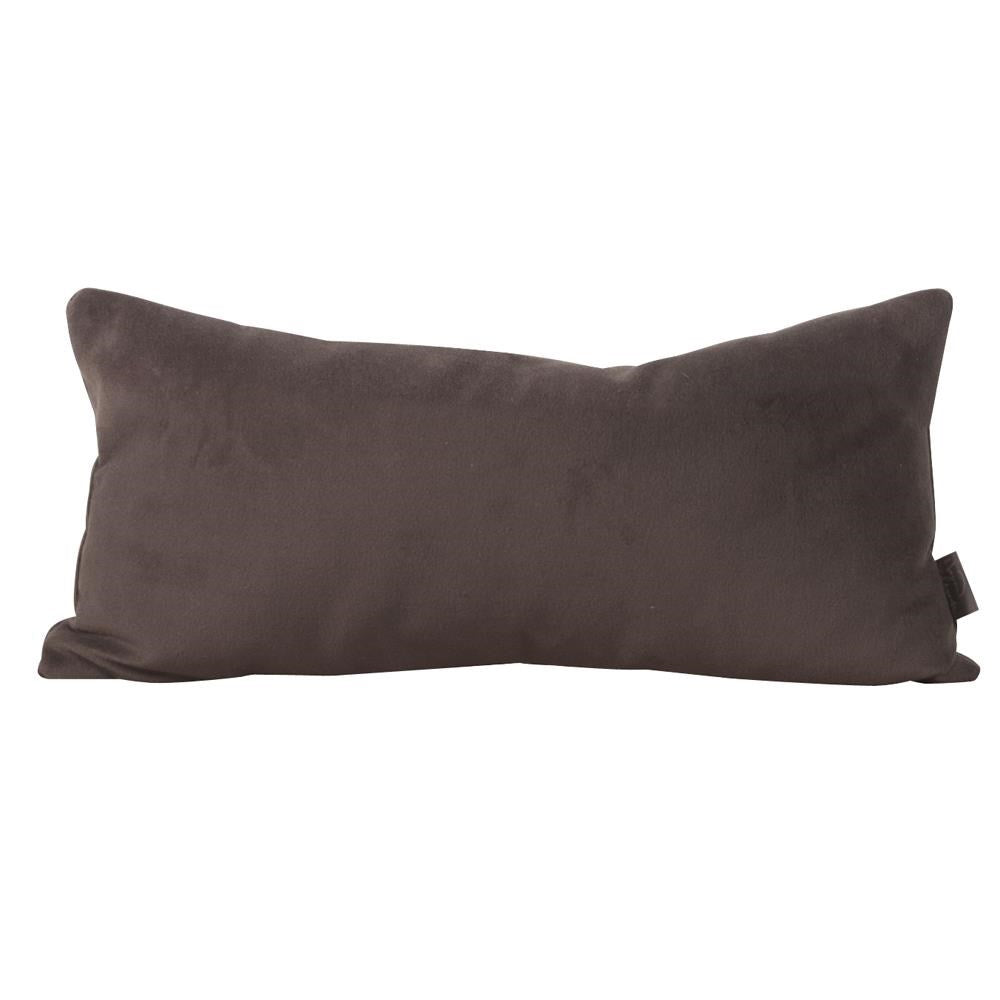 Bella Chocolate Kidney Pillow- 11" x 22"