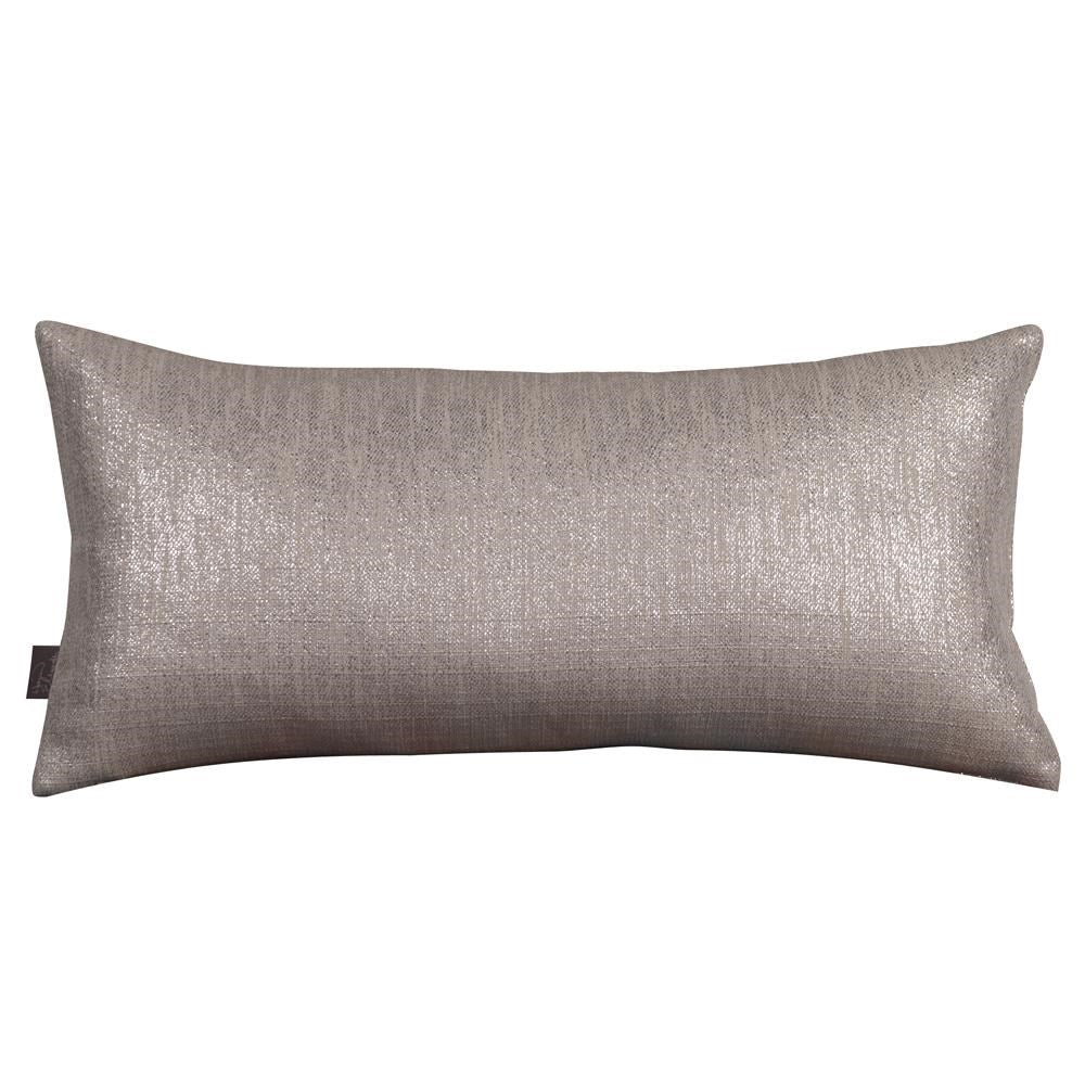 Glam Pewter Kidney Pillow- 11" x 22"