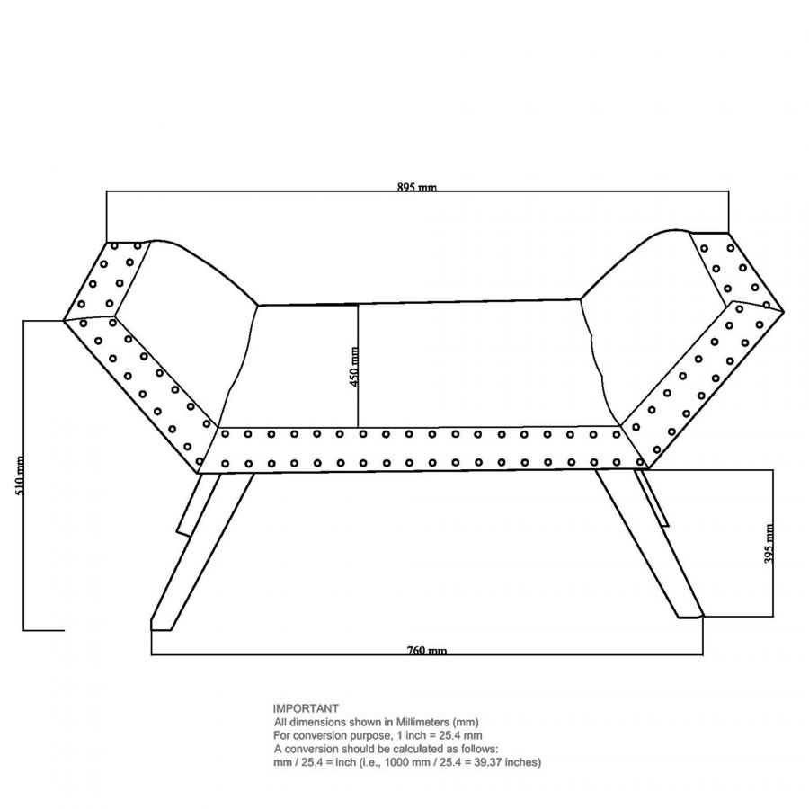 Lana Beige Bench