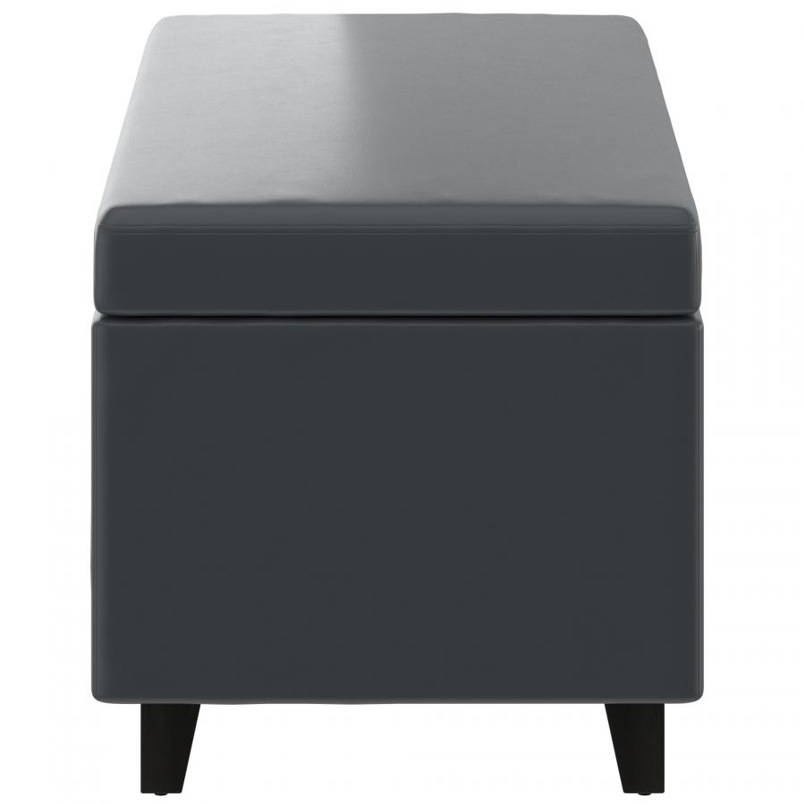 Wyatt Grey Lift-Top Cocktail Ottoman