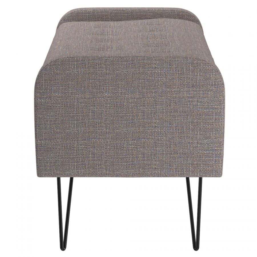 Odet Beige Storage Bench - Ottoman