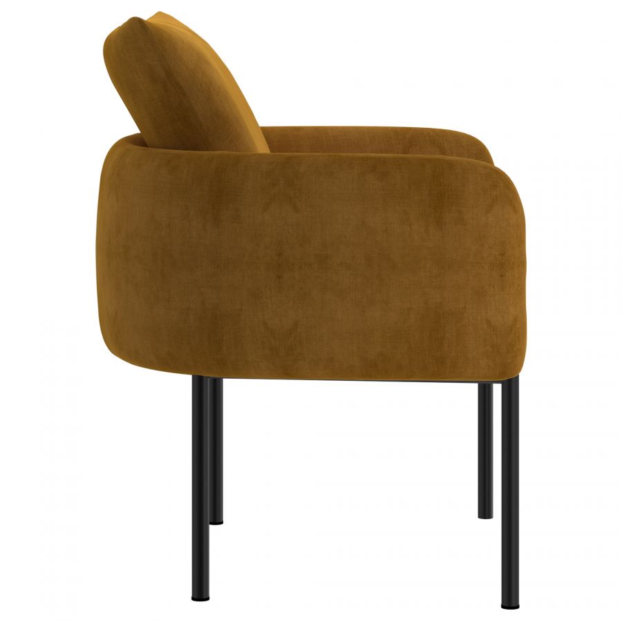 Petrie Mustard Accent Chair
