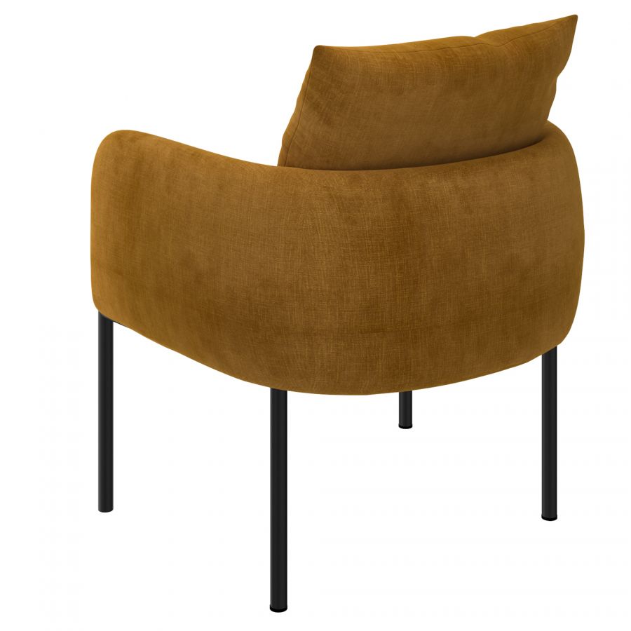 Petrie Mustard Accent Chair
