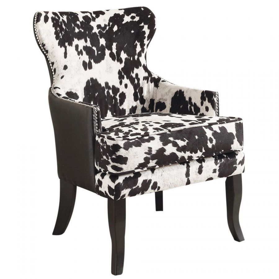 Angus Black Accent Chair