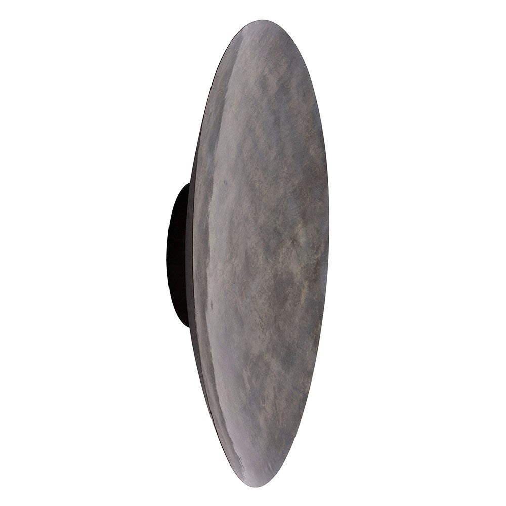 Mottled Bronze Iron Disc Wall Art, Small