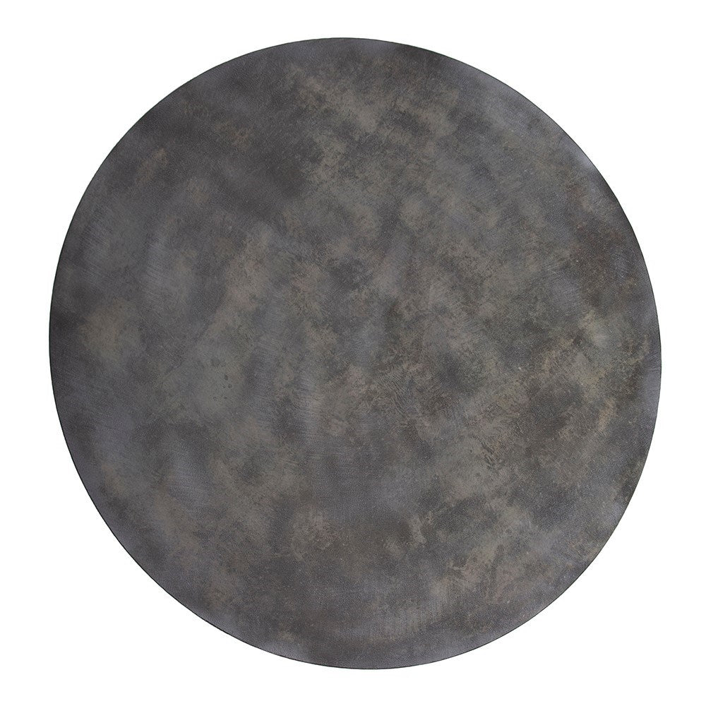Mottled Bronze Iron Disc Wall Art, Small