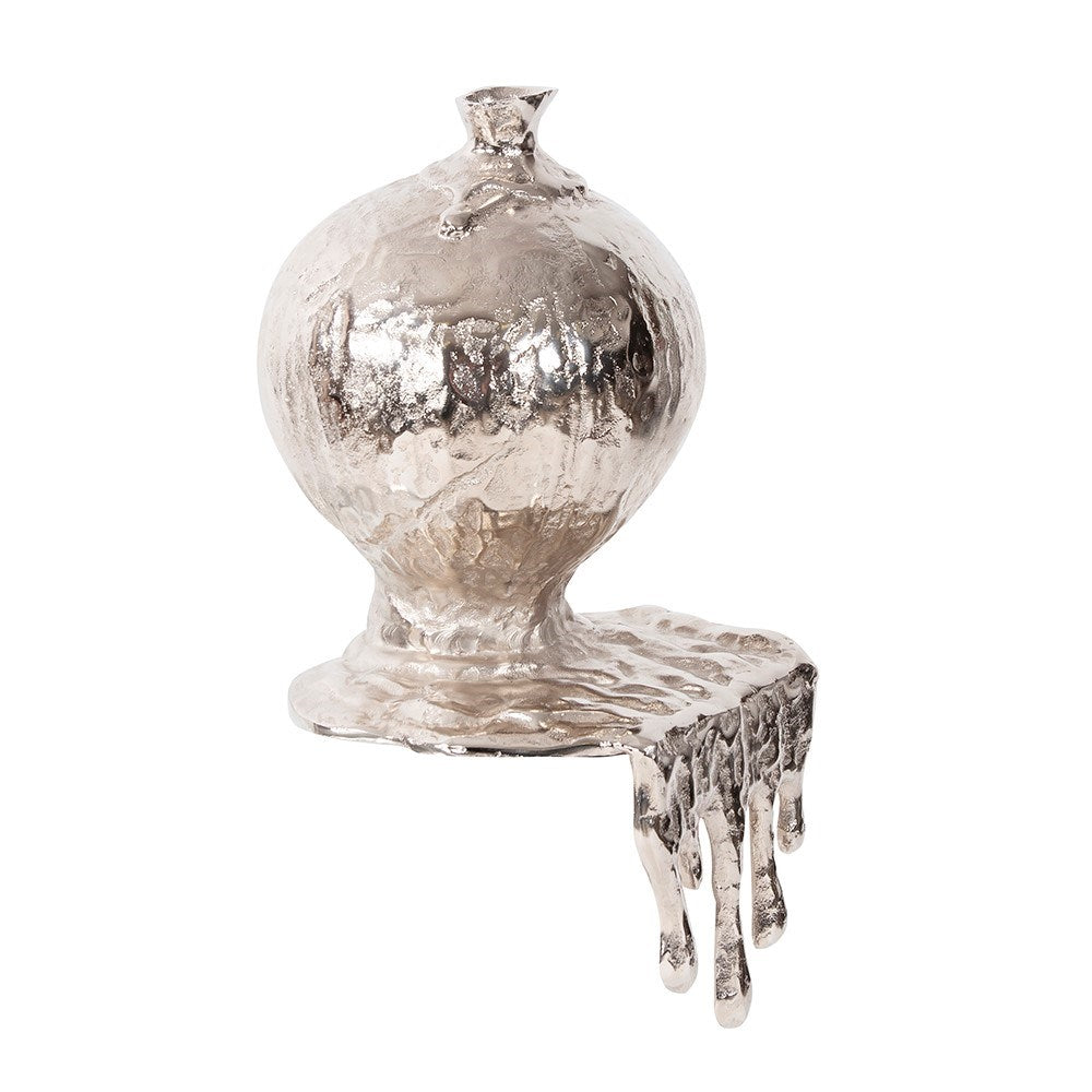 Nickel Molten Aluminum Vase