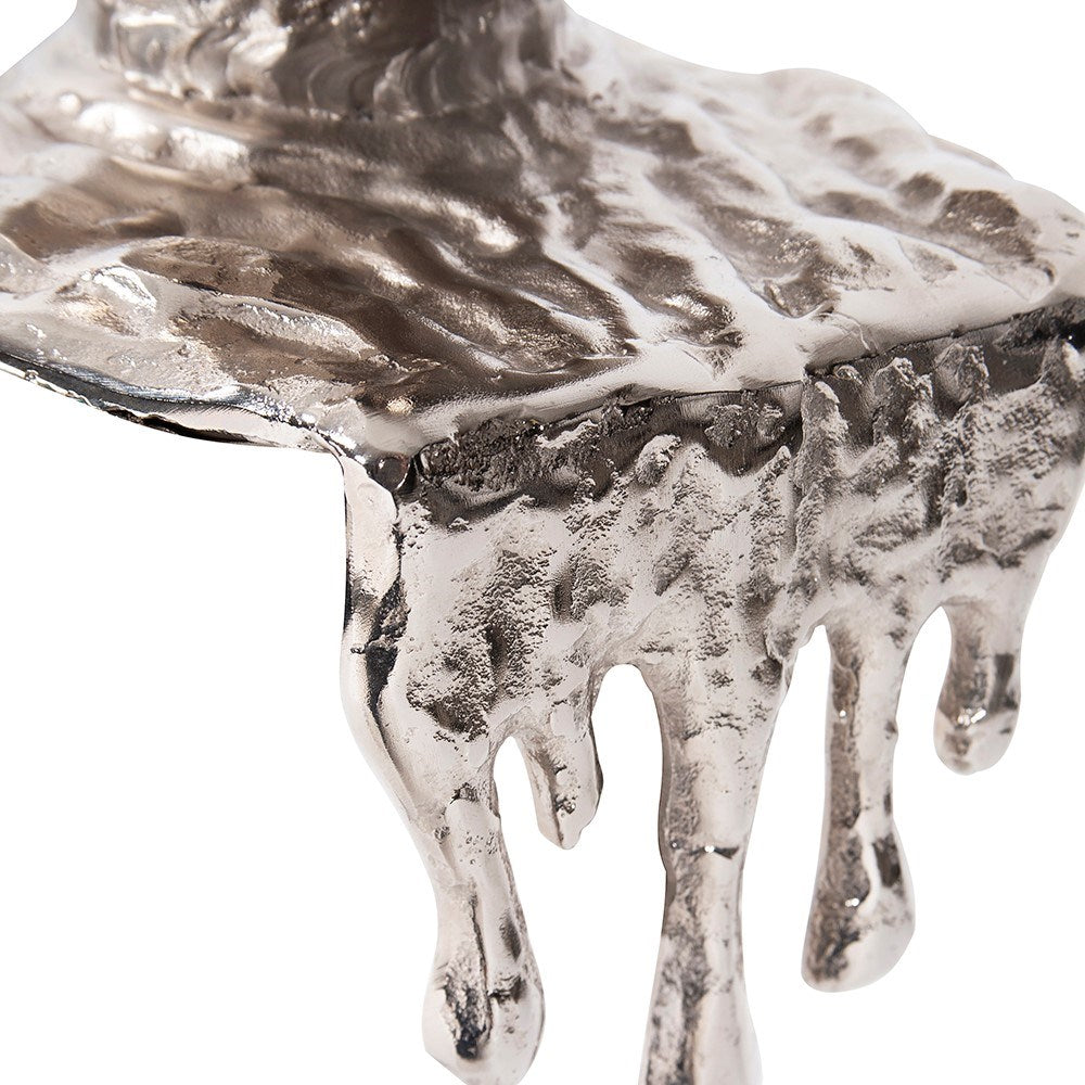 Nickel Molten Aluminum Vase