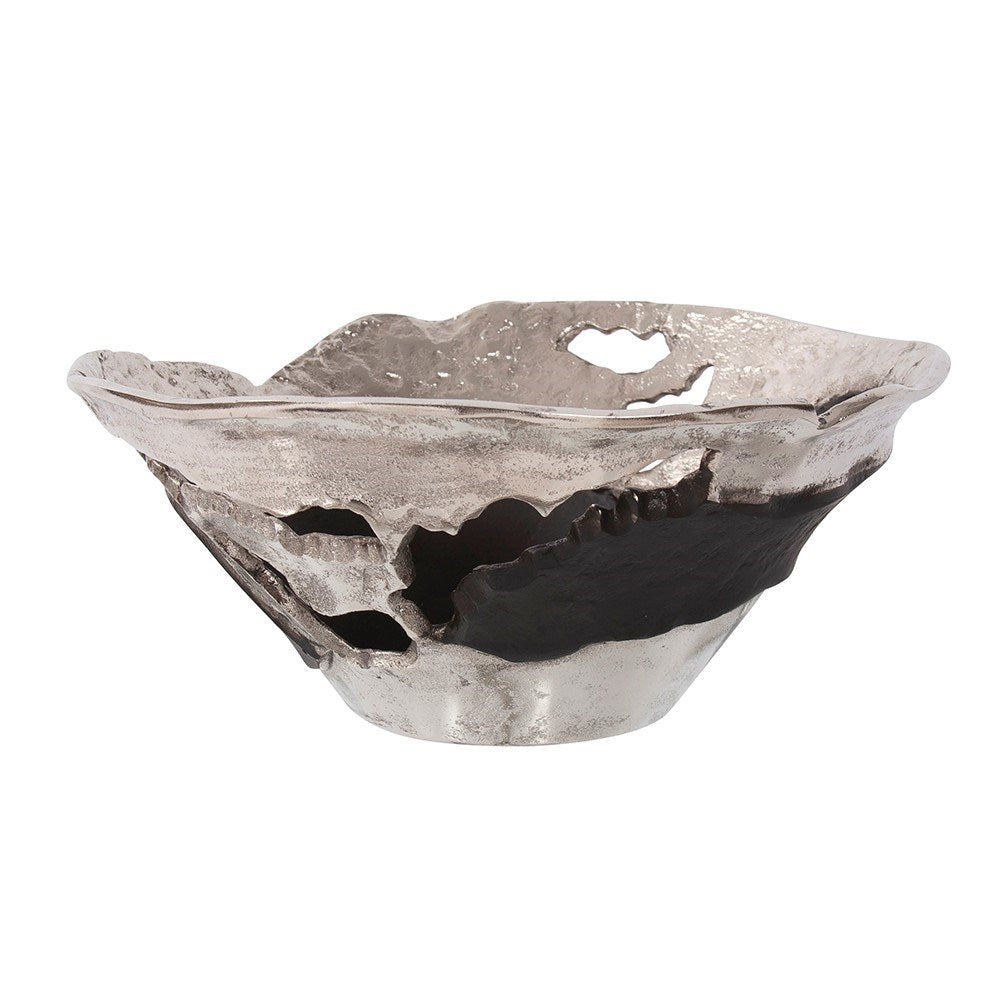 Contemporary Nickel and Black Bowl, Small