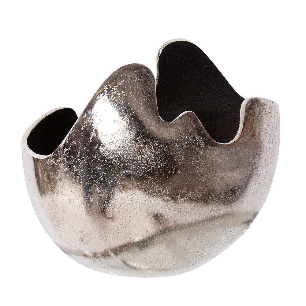 Asymmetrical Contemporary Aluminum Bowl