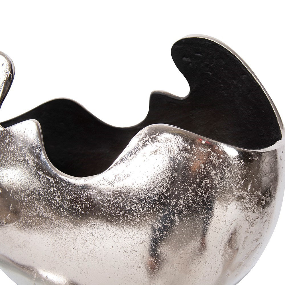 Asymmetrical Contemporary Aluminum Bowl