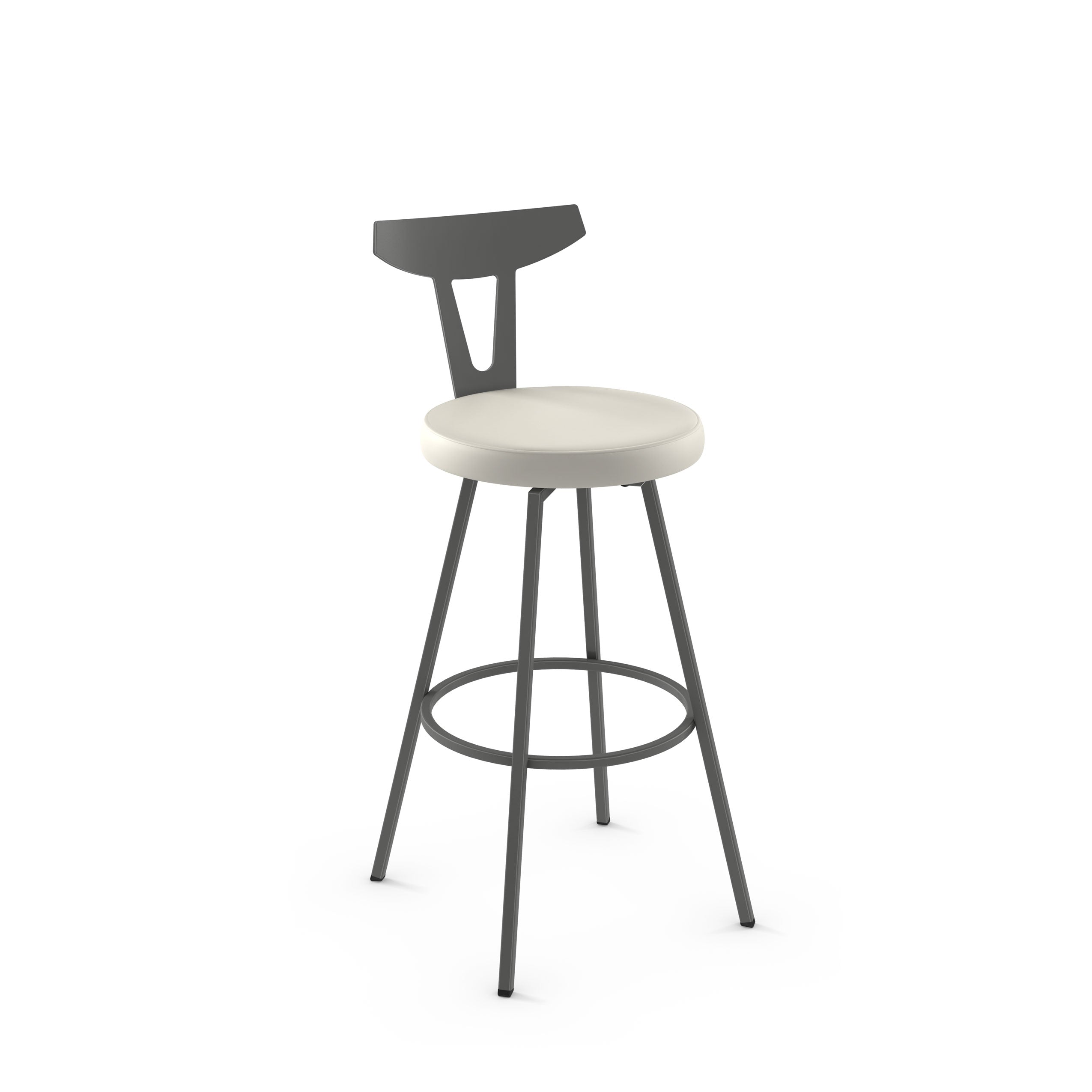 Hans Swivel Stool with Back