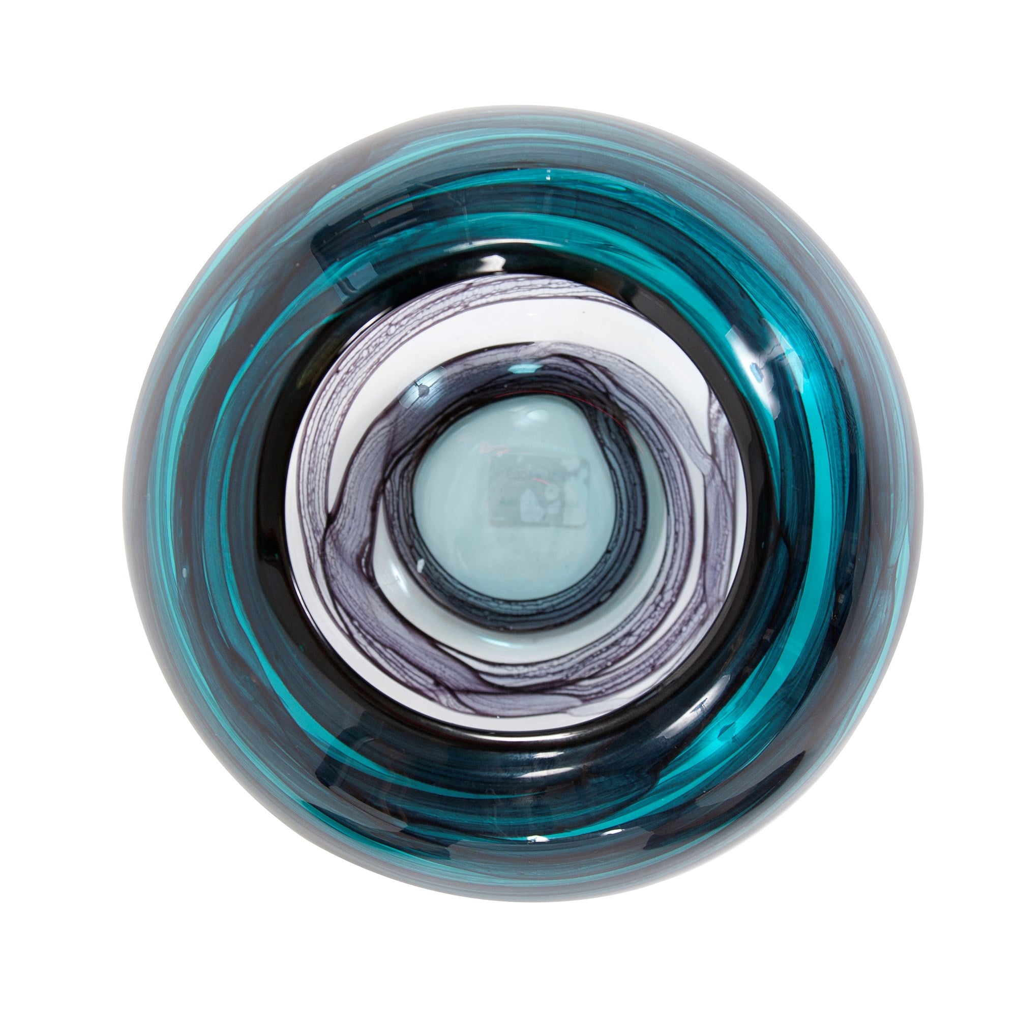 Cyclone Swirled Glass Bowl