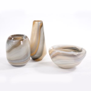 Sand Art Glass Bowl