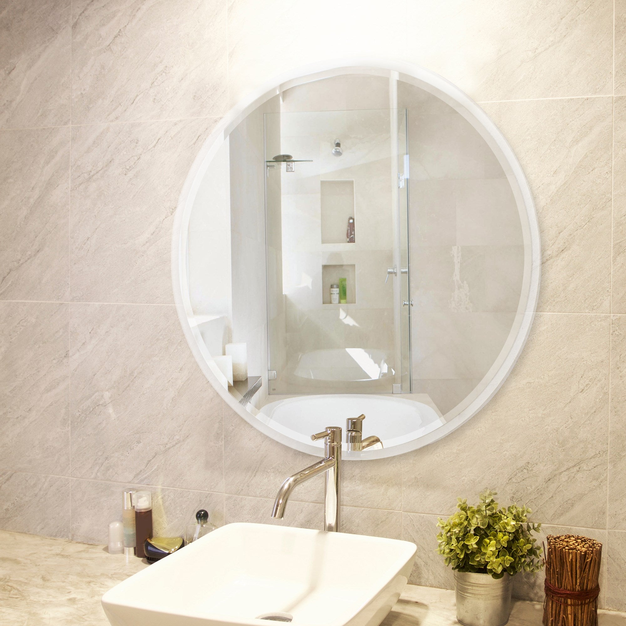 Clare Round Mirror