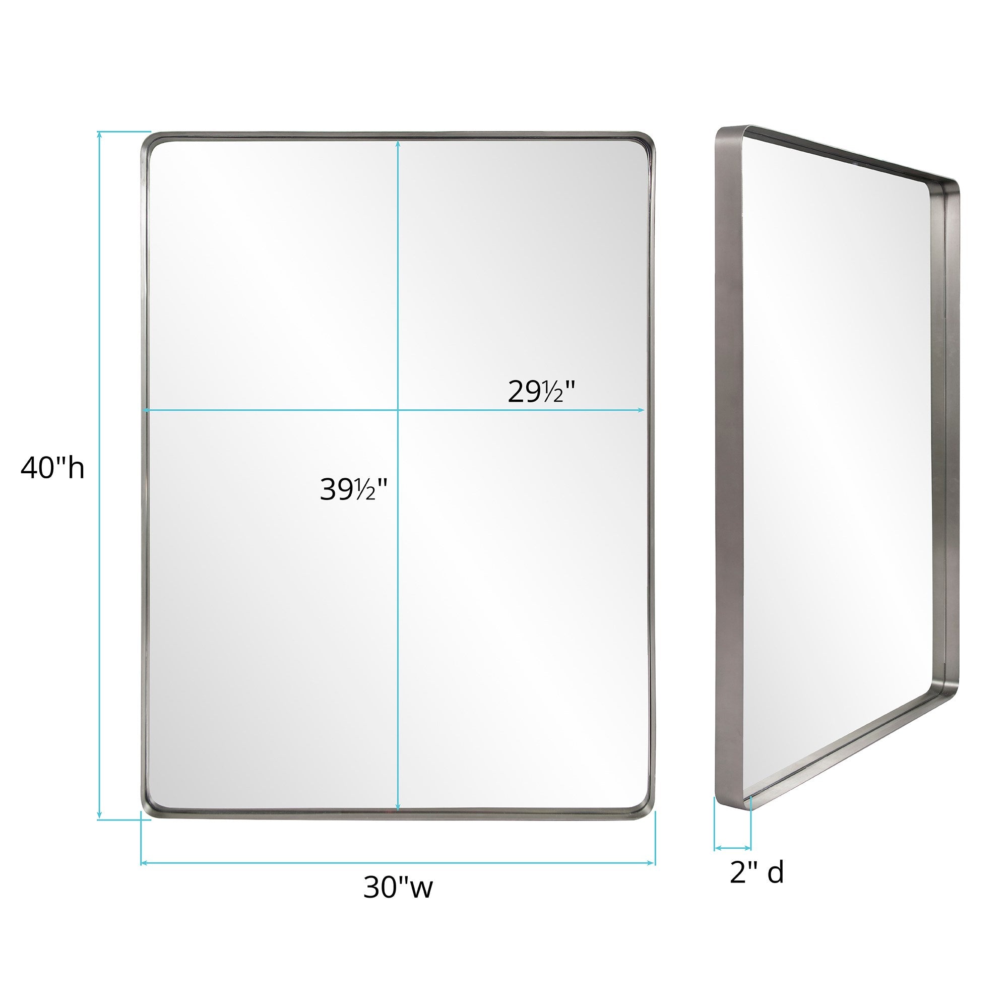 Steele Silver Mirror
