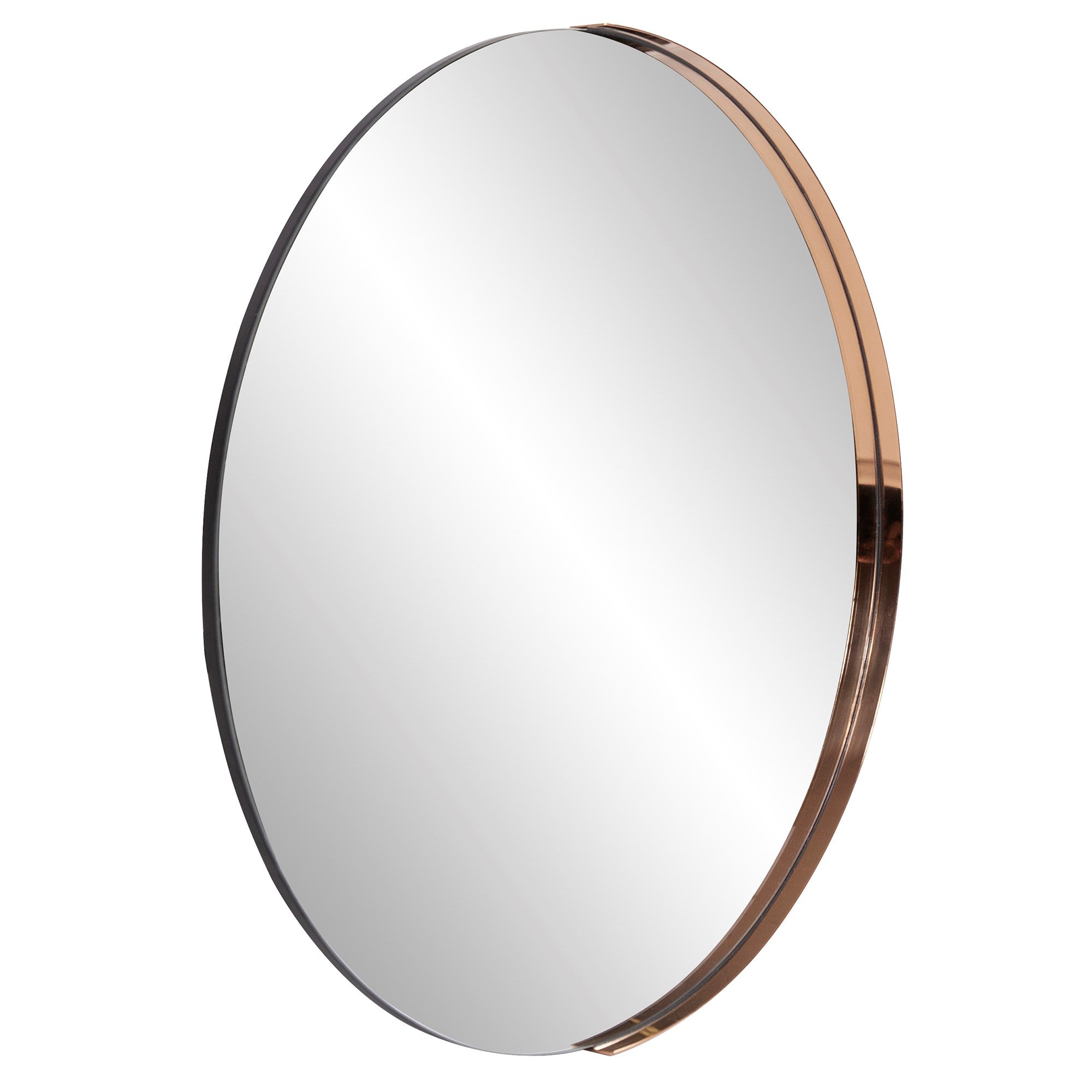 Dante Round Rose Gold Mirror