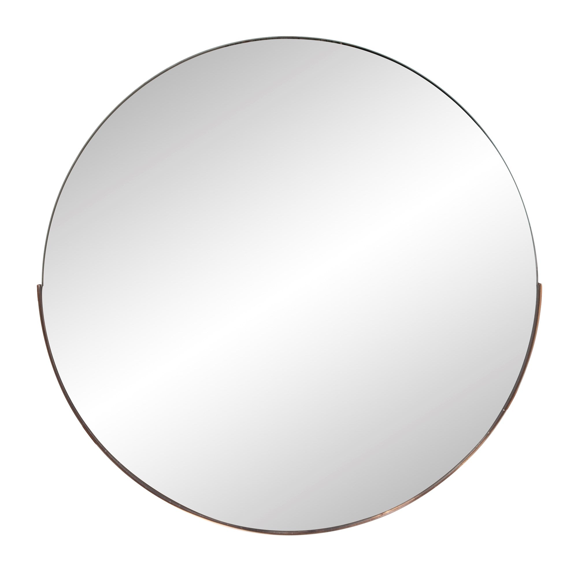 Dante Round Rose Gold Mirror