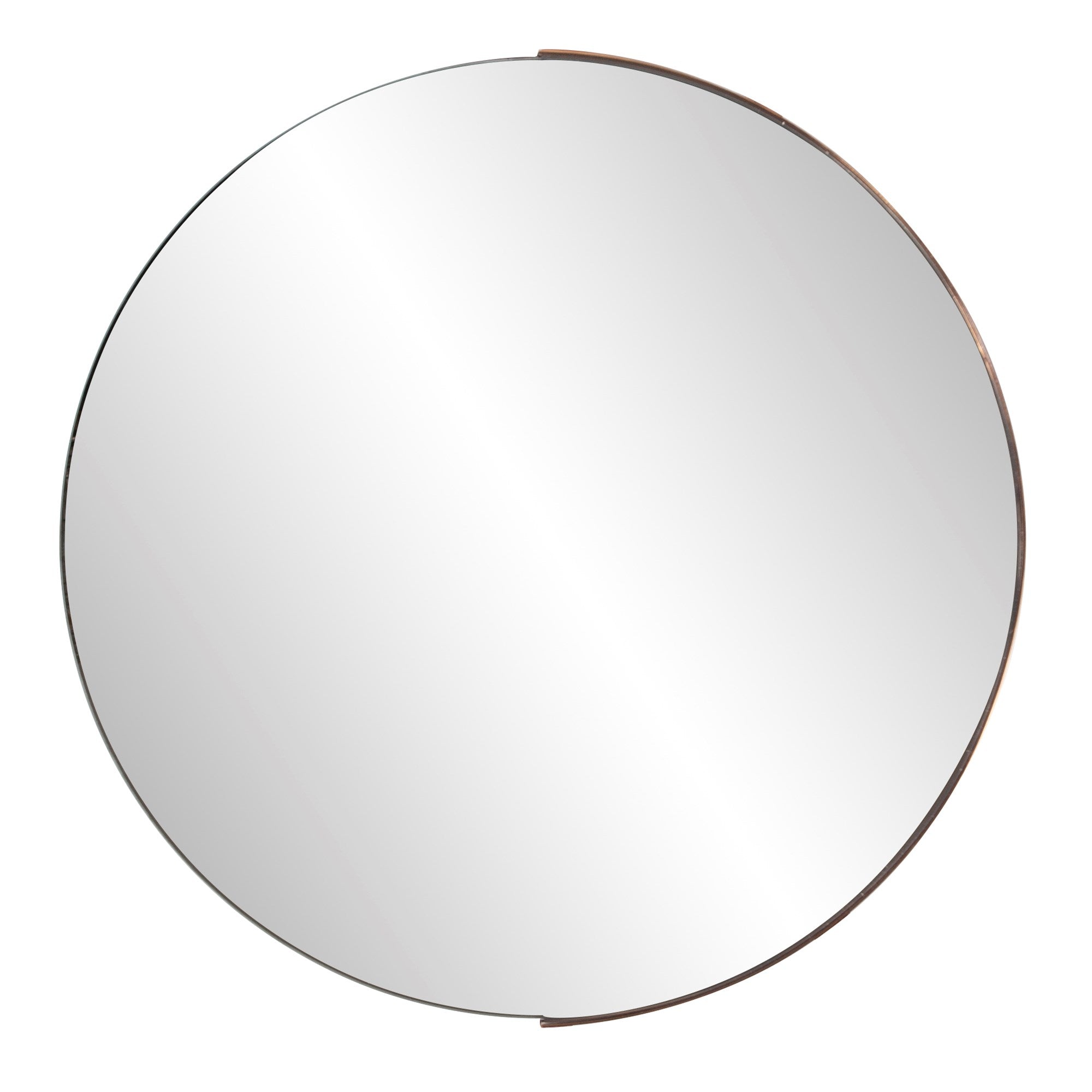 Dante Round Rose Gold Mirror