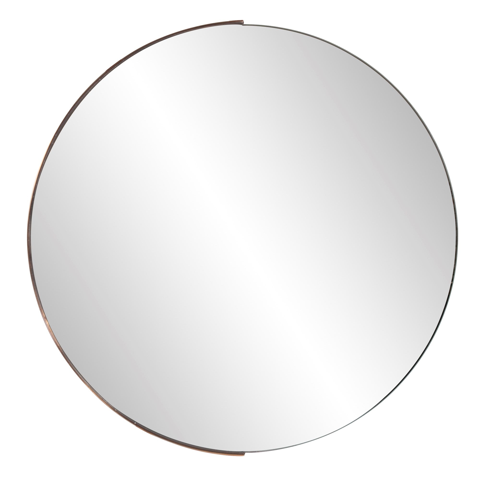 Dante Round Rose Gold Mirror