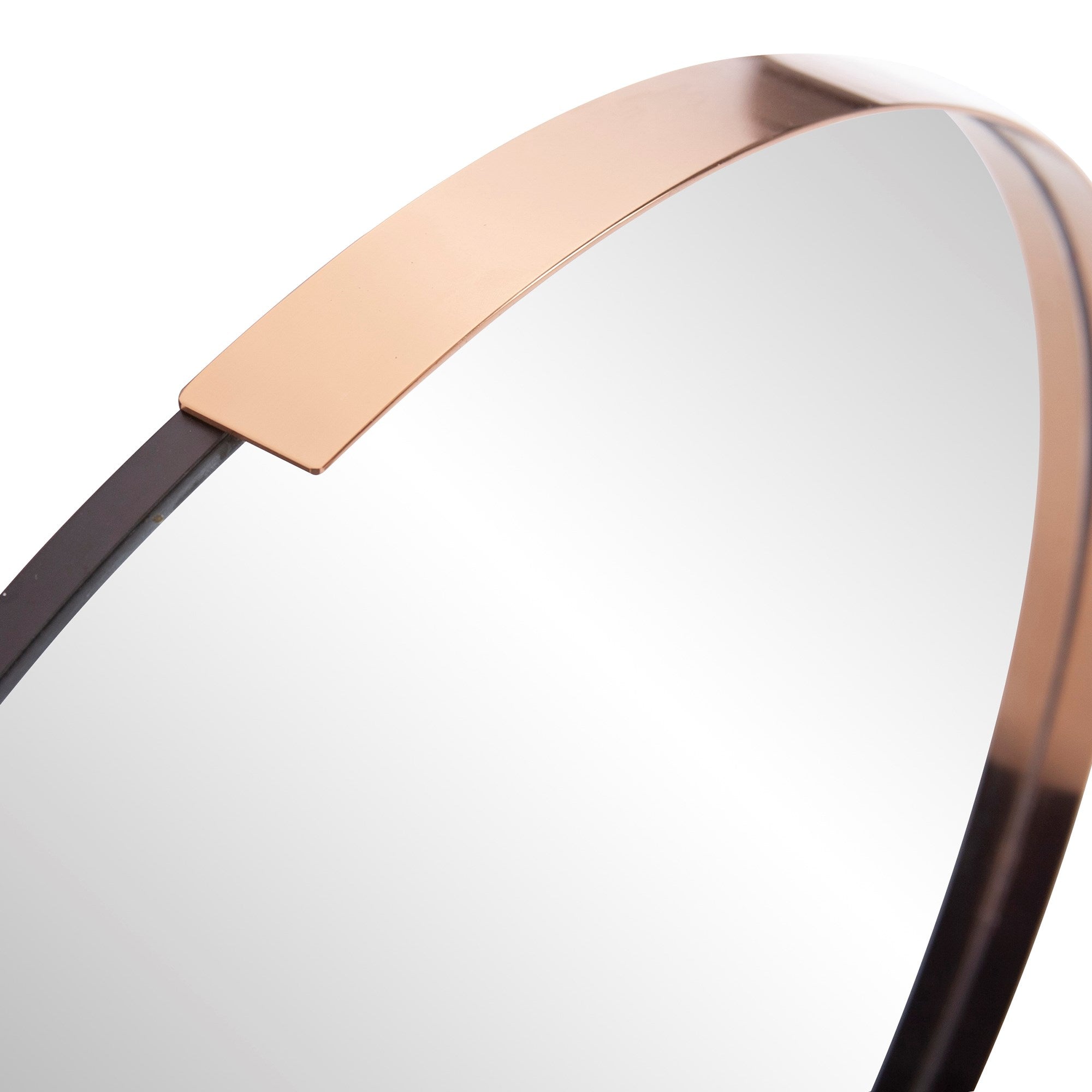 Dante Round Rose Gold Mirror