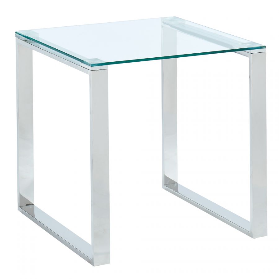 Zevon Silver Accent Table