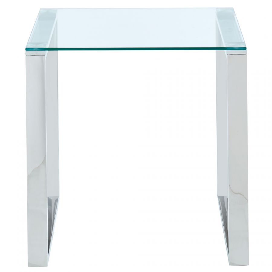 Zevon Silver Accent Table