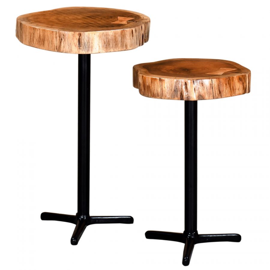 Keya Natural Wood Accent Table