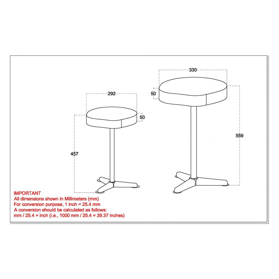 Keya Natural Wood Accent Table