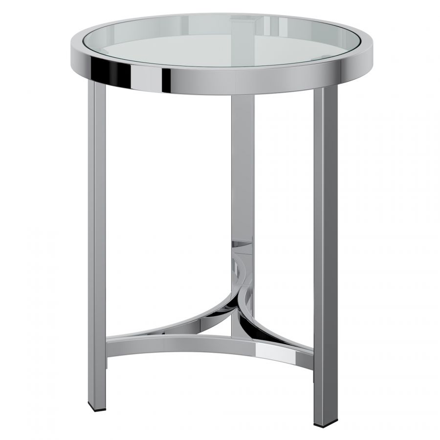 Strata Chrome Accent Table