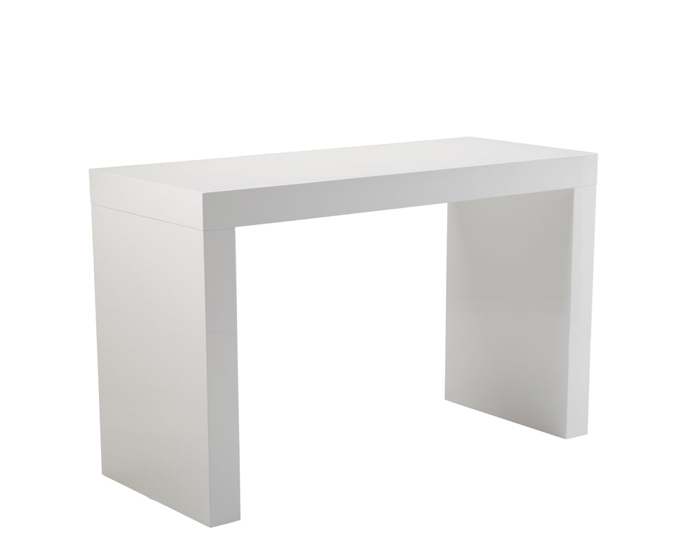 Faro Counter Table - High Gloss White