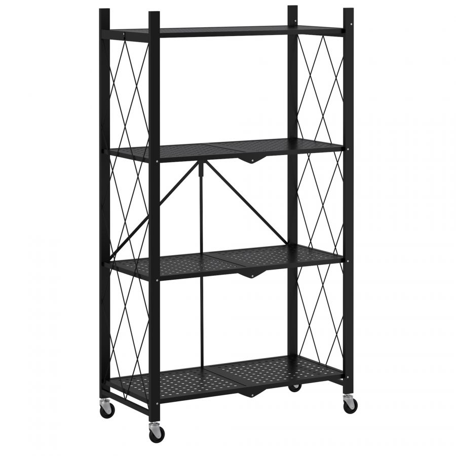 Quby 4-Tier Black Shelf