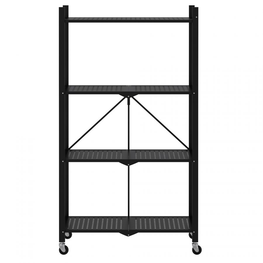 Quby 4-Tier Black Shelf