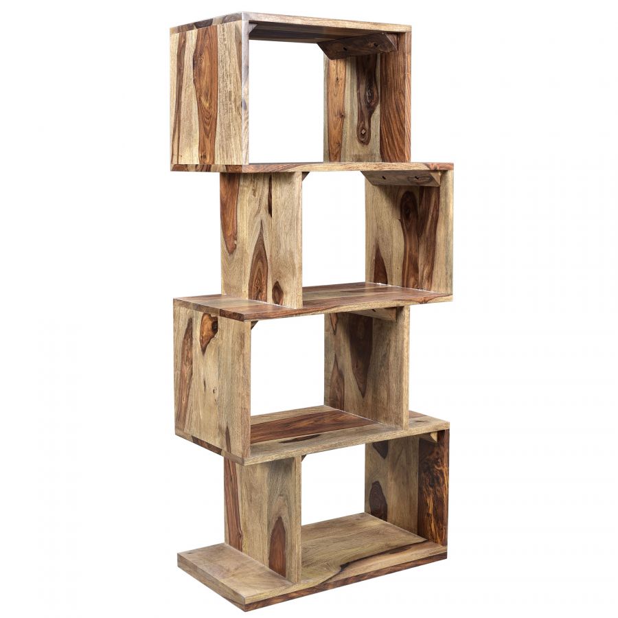 Idris Dark Sheesham Shelving Unit
