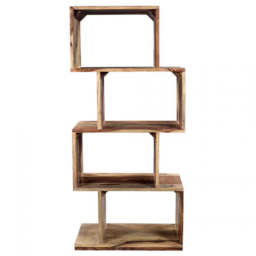 Idris Dark Sheesham Shelving Unit