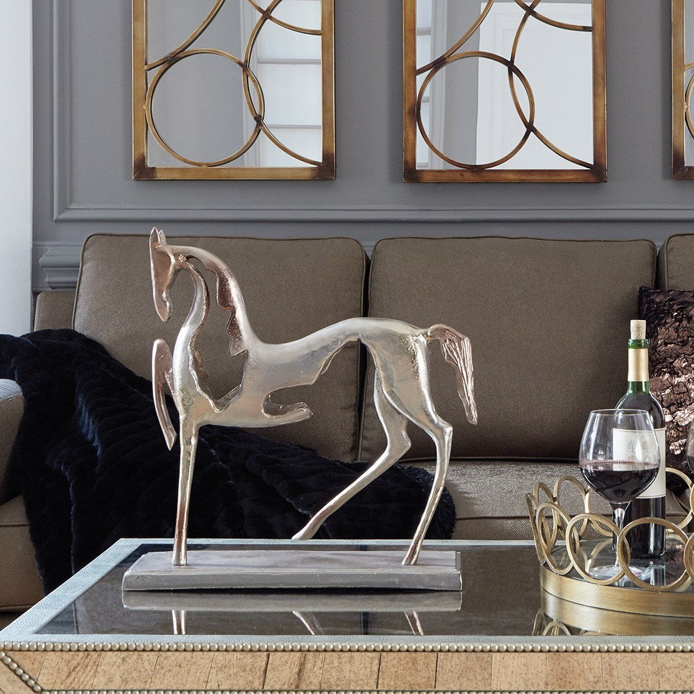 Aluminum Horse Sculpture