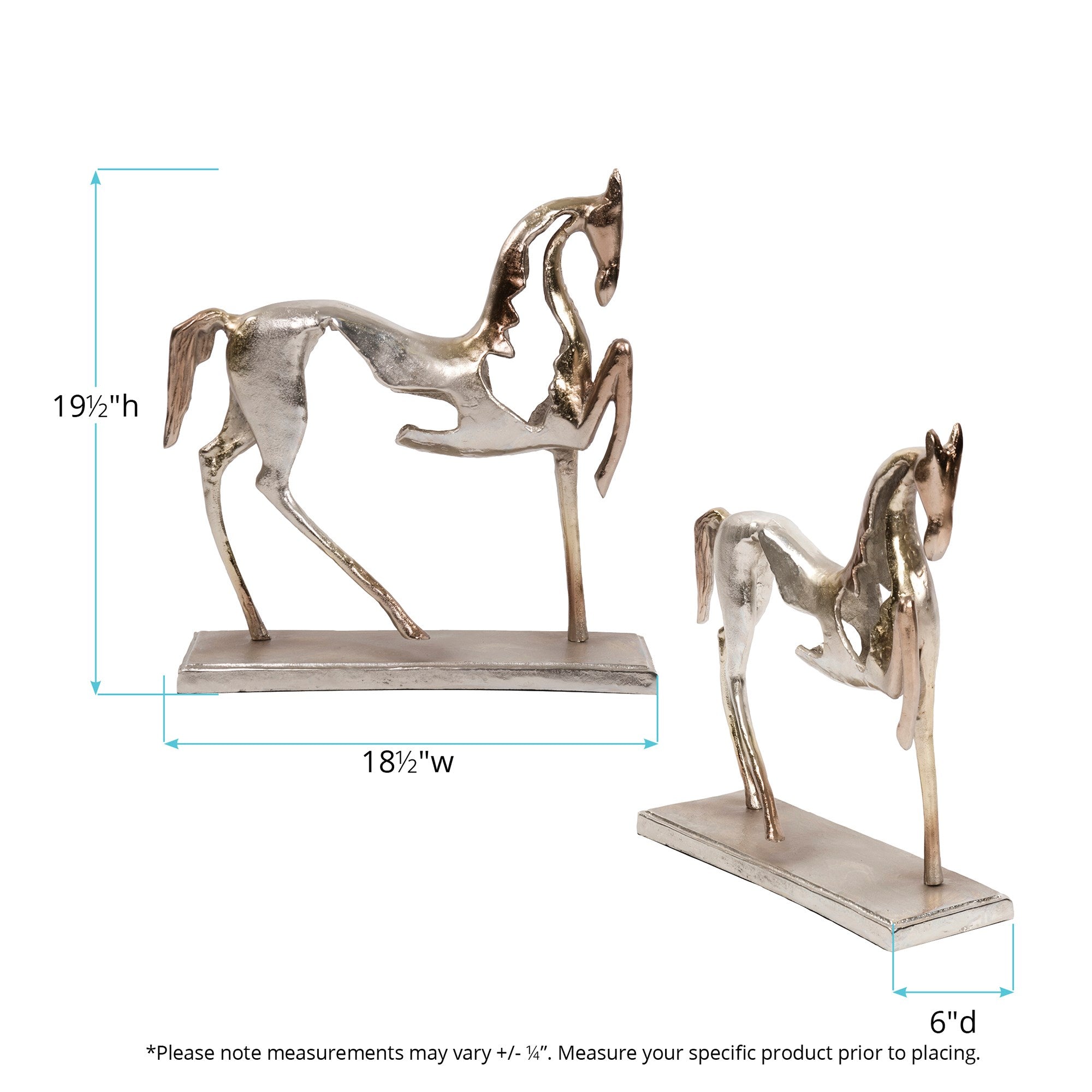 Aluminum Horse Sculpture