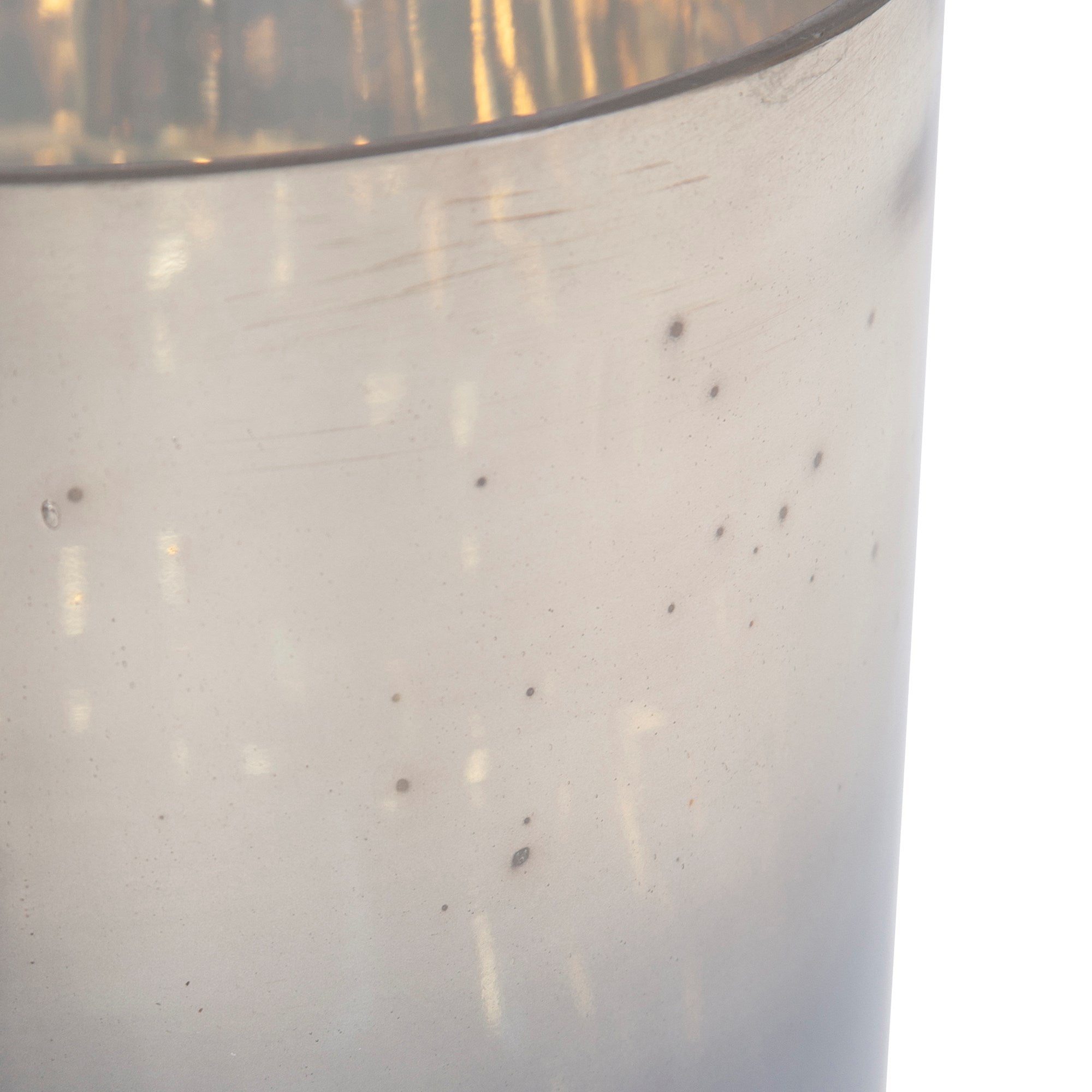 Round Grotto Glass Footed Vase - Large