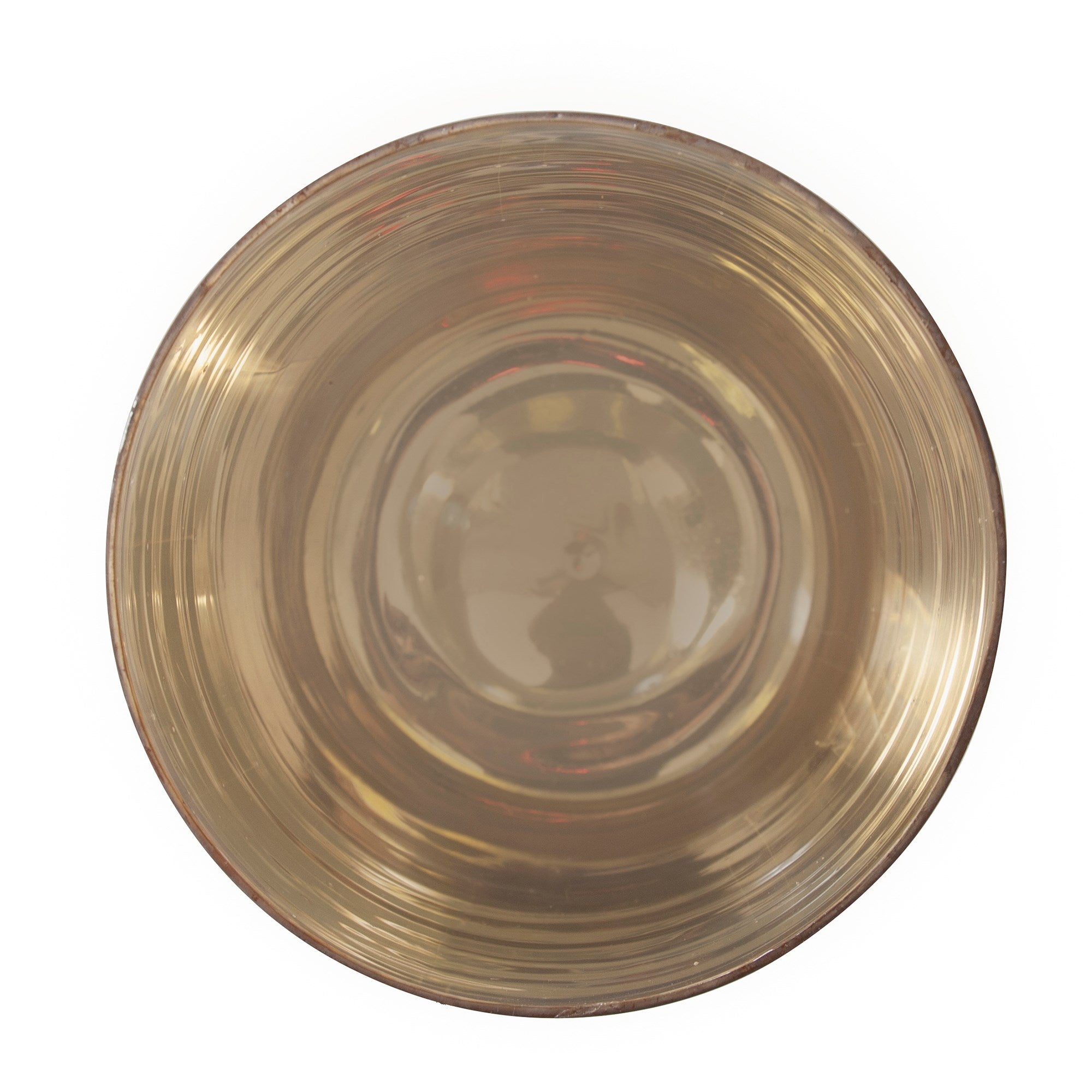 Round Grotto Glass Footed Vase - Large