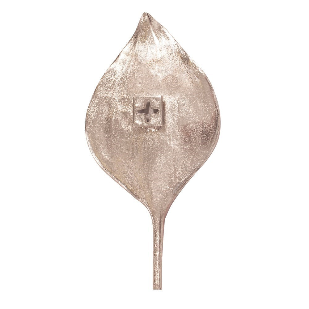 Champagne Leaf Wall Decor, Small