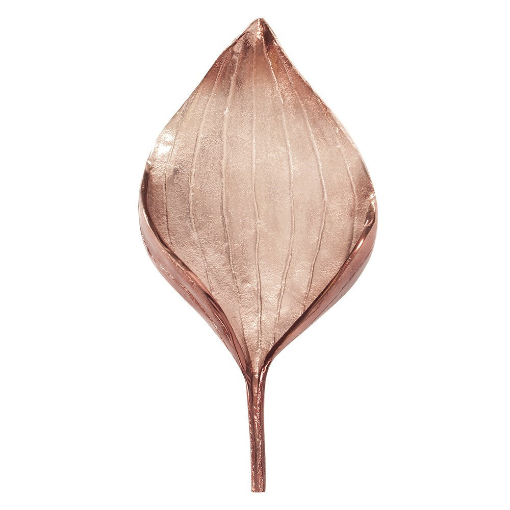 Champagne Leaf Wall Decor, Small